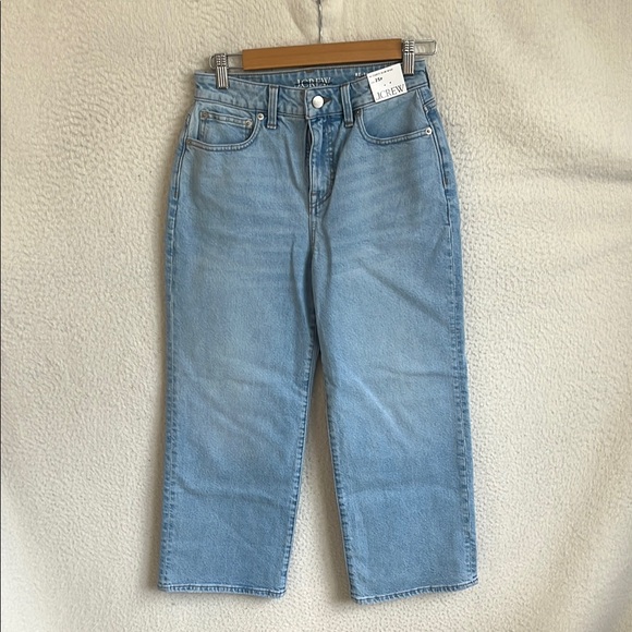 J Crew Curvy Slim Wide Jeans Women’s 25 Petite‎ Blue - Picture 1 of 7